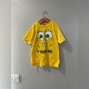 Vintage SpongeBob‎ Nickelodeon “It Wasn’t Me” Shirt Size Youth Small